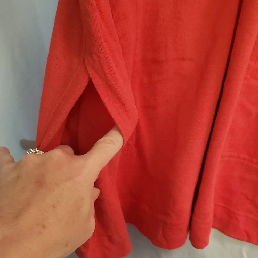 Free People Essential Extreme Tee Mini Xs Red - Picture 3 of 4